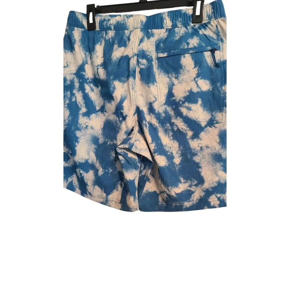 The North Face Men's Printed Class V Pull On Short Blue‎ Dye Print Size Medium